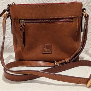 Dooney & Bourke Brown Leather Crossbody Bag